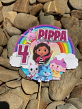 3D Cake Topper Gabby Dollhouse Theme