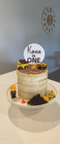 Cake Topper 12cm Round Solid Colours