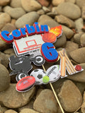 3D Cake Topper Sports Theme