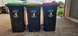 Bin Number labels 3 pack