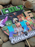 3D Cake Topper Minecraft theme