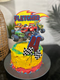 3D Cake Topper Blaze Monster Machine Theme