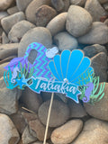 3D Cake Topper Mermaid Theme