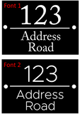 Large address plaques