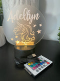 Personalised Unicorn Nightlight