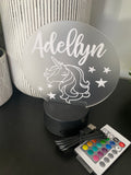 Personalised Unicorn Nightlight