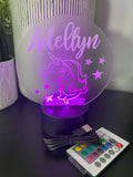 Personalised Unicorn Nightlight