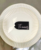 Acrylic Arch Name Place Card