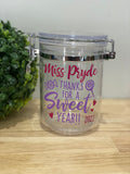 Lolly Jar- Thanks for a sweet year