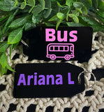 Personalised School Tags with Icons