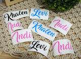 DIY personalised labels