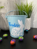 Easter Buckets Floral Bunny Designs