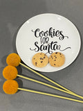 Cookies For Santa Treat plates