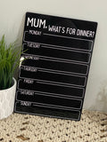 A4 Weekly Meal Planner