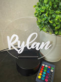 Personalised Nightlight - Clear