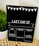 First Day/ Last Day Boards 20x30cm