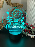 Christmas Countdown Nightlights - Tree