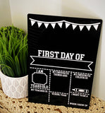 First Day/ Last Day Boards 20x30cm