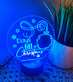 Christmas Countdown Nightlights - Bauble