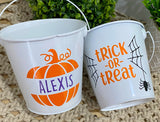 Halloween Trick or Treat Buckets