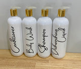 Plastic Pump Bottles- 500mls set of 3 bottles