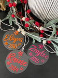 Personalised Christmas Baubles