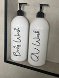 Plastic Pump Bottles- 1 Litre single bottles