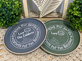 Christmas Santa Treat Plates - Personalised