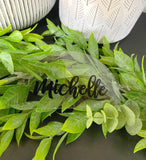 Acrylic Half Circle Name Place Card