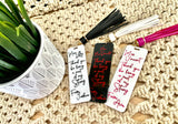 Personalised Bookmarks - Teacher Quote