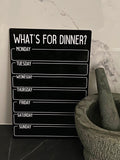 A4 Weekly Meal Planner