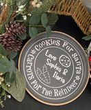 Christmas Santa Treat Plates - Personalised