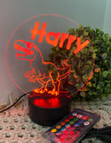 Personalised Dinosaur Nightlights