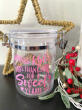 Lolly Jar- Thanks for a sweet year