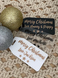 Personalised Christmas Gifts Tags