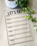 A4 Weekly Meal Planner