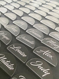 Acrylic Half Circle Name Place Card