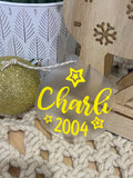Personalised Christmas Baubles