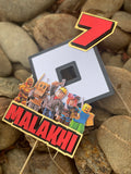 3D Cake Topper Roblox theme