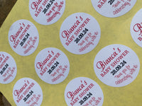 Party Stickers Baby Shower