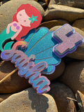 3D Cake Topper Mermaid style 1 Theme