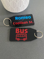 Personalised School Tags with Icons