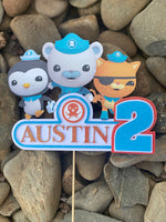 3D Cake Topper Octonauts Theme