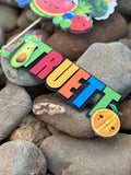 3D Cake Topper Hey Bear sensory Fruit theme