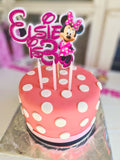 3D Cake Topper Minnie Mouse Theme