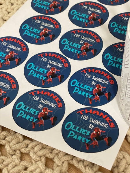 Party Stickers Spider-Man