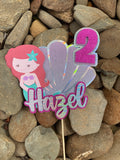 3D Cake Topper Mermaid style 1 Theme