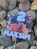 3D Cake Topper Ferdinand Theme