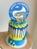 3D Cake Topper Parramatta Eels Theme