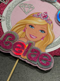 3D Cake Topper Barbie theme